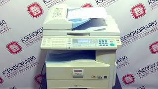 Szybkość kopiowania stron przez kserokopiarkę Ricoh Aficio MP161