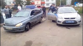 Утро в Западном районе Великого Новгорода началось с погони со стрельбой