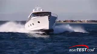 Riviera Belize 66 Sedan (2019-) Test Video - By BoatTEST.com