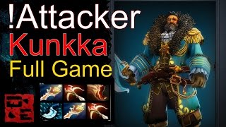 !Attacker Kunkka - Dota 2 Full Game
