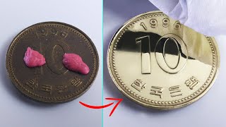 คืนความสวยงาม ให้เหรียญเก่าอย่างไม่น่าเชื่อ / coin polishing