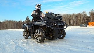 Ледовая битва 2018-2. Stels Guepard порвал ВСЕХ ! Лучшие зимние квадро-гонки.