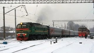 М62-1444 с поездом №019 СПб-Одесса/Витебский вокзал (RZD)