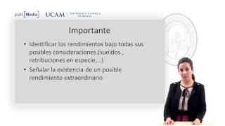 Derecho Financiero y Tributario - Ejercicio práctico. Rendimiento neto del trabajo - Patricia Blanco