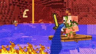 МАЙНКРАФТ: ВОДА В АДУ!?