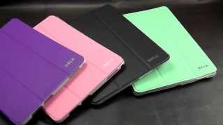 Обзор: Модный Кожаный Чехол Smart Cover для Samsung Galaxy Tab S SM-T800/ T805 10.5" "Belk"