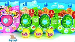 Яйца с сюрпризом! Мультик про динозавров Fizz balls Видео для детей! Сюрпризы Игрушки
