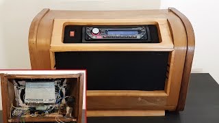 DIY Car Stereo in Vintage Box (Boombox)