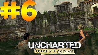 Uncharted: Drake's Fortune PS4. Прохождение. Часть 6 (Экшен погоня)