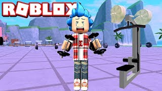¡NUEVO SIMULADOR de LEVANTAR PESAS! - Roblox: Weight Lifting Simulator 4