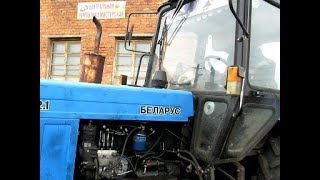 Установка форсунок ФД22 вместо форсунок с малогабаритными распылителями на тракторе МТЗ 82.1