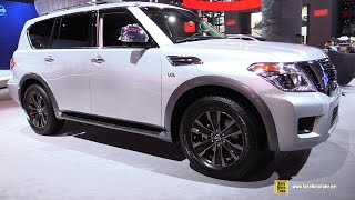 2017 Nissan Armada Platinum - Exterior and Interior Walkaround - 2017 New York Auto Show