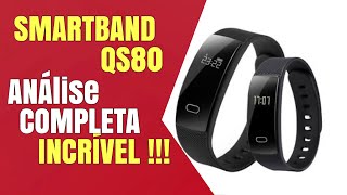 SmartBand QS80 Analise Completa em Português - Incrível!