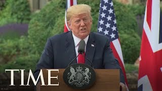 U.S. President Donald Trump And U.K. Prime Minister Theresa May Hold Joint Press Conference | TIME