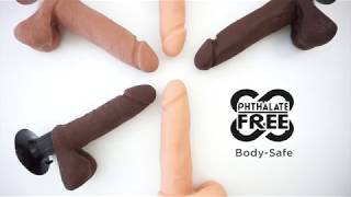 Вибратор-реалистик на присоске Perfect D Vibrating— Bad Bed Shop