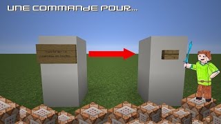 Transformer un panneau en bouton - Une commande pour... #5