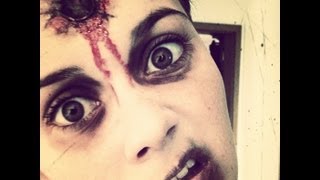LAST-MINUTE Halloween Tutorial - ohne Latex, Kunstblut und Co.