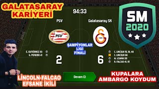 Soccer Manager 2020 Galatasaray Kariyeri / İLK SEZONDA 4 KUPA / SM20