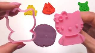Abc Kidstv - Палец Семейная Песня Узнать Цвета Play Doh Lillipops Моделирование Глина Hello Kitty