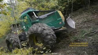 TIMBERJACK 240 SKIDDER debardage en montagne [HD]