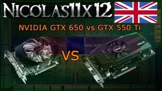 NVIDIA GTX 650 vs GTX 550 Ti