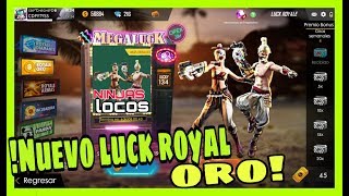 ¡YA SALIO! EL NUEVO LUCKY ROYAL DE ORO? •Lucky Doble• Free Fire -Garena (Update)