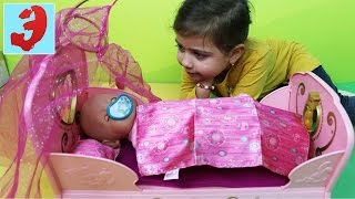 Музыкальная кроватка принцессы для куклы Baby Born doll