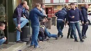 Spartak Moscow vs CSKA Moscow hooligans fight 23.09.2018