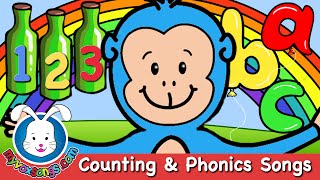 Nursery Rhymes - Top 10 Most Popular Counting & Phonics Songs