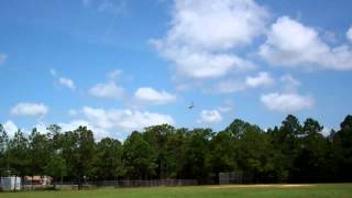 Bruce Flying the Hobby King T-Rex 450 Pro Near Crash