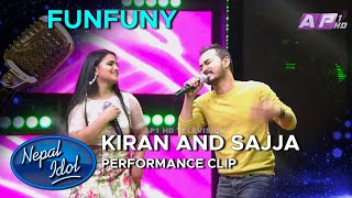 Funfuny - Senti Virus | SAJJA AND KIRAN | NEPAL IDOL SEASON 3 | AP1HD