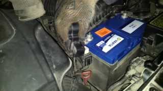 Замена АКБ на Hyundai Tucson