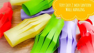 Easy 2 min Lantern Wall hanging|Diwali Decoration ideas|Diwali Crafts| Quicky Crafts