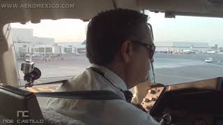 Ciudad de México a Nueva York (Nevando) - AeroMexico - Boeing 767-200 Cabina de Pilotos