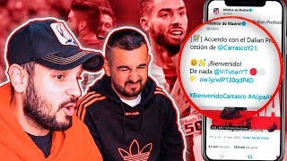 REACCIONANDO a LA VUELTA de CARRASCO al ATLETI con PAPI GAVI !!