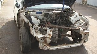 Ремонт морды после аварии Honda Civic #1