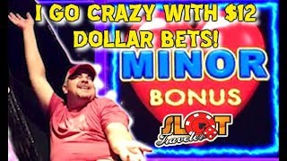 ⍟ BIG WIN ON LIGHTNING LINK SLOT MACHINE ⍟ $12.50 DOLLAR BETS  ☞ Slot Traveler