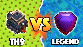 Clash of Clans - TOWN HALL 9 VS LEGENDS LEAGUE! Town Hall 9 Legends League Attack! HOW?!