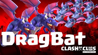 easy DragBat triples | Dragons + Bat Spell | 3 Star Attack | clash of clans COC 11/19 CW