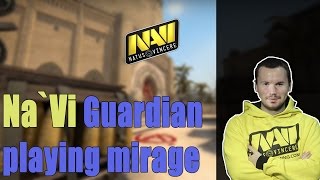 Na`Vi Guardian playing CS:GO ESEA on Mirage (twitch stream)