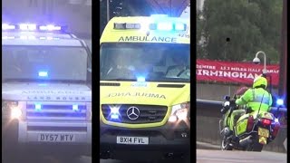 Ambulances responding compilation