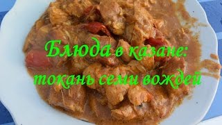 Блюда в казане: токань семи вождей