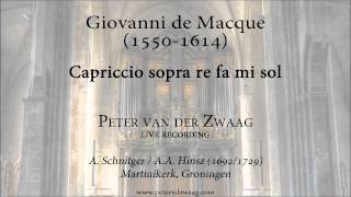 Giovanni de Macque - Capriccio sopra re fa mi sol