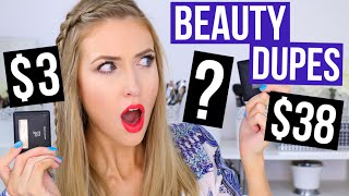 BEAUTY DUPES TESTED #3 || Drugstore Makeup DUPES?!