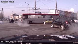 ДТП на перекрестке пр-т Социалистический- пр-т Строителей