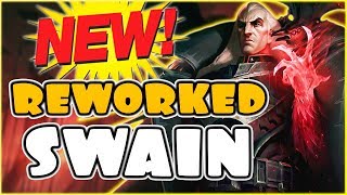 REWORKED SWAIN IS A SITH LORD!! GOOD JOB RIOT! New Reworked Swain Mid Gameplay - PBE