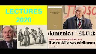 LECTURES 2020: Caro Professor Severino... "Si figuri" (Armando Torno)