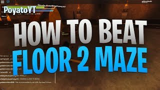 HOW TO BEAT THE FLOOR 2 BOSS MAZE!! | Tutorial | SwordBurst 2 (READ DESC!!!)