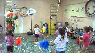 Танец "Горошины" спортивный досуг для детей 4-5 лет