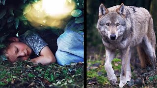 Волк спас мальчика, который заблудился в лесу